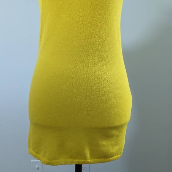 Sandro Paris Sibella Sunshine Yellow Knit Sleeveless Top - Picture 8 of 11